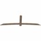 Ekena Millwork Bellingham Smooth Timber Gable Bracket, Douglas Fir, 108"W x 36"H x 1 1/2"D x 5 1/2"F, 8/12 Pitch GBW108X36X0206BEL00SDF - alternate 3